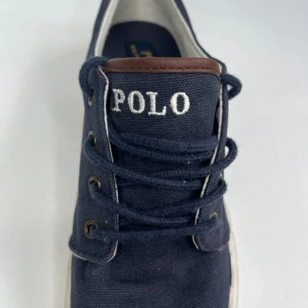 Polo‎ Ralph Lauren Shoes 992486/Hugo II Canvas upper Rubber W Fabric Sole Size 6
